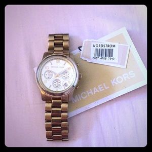 Michael Kors Gold Stainless Steel Watch